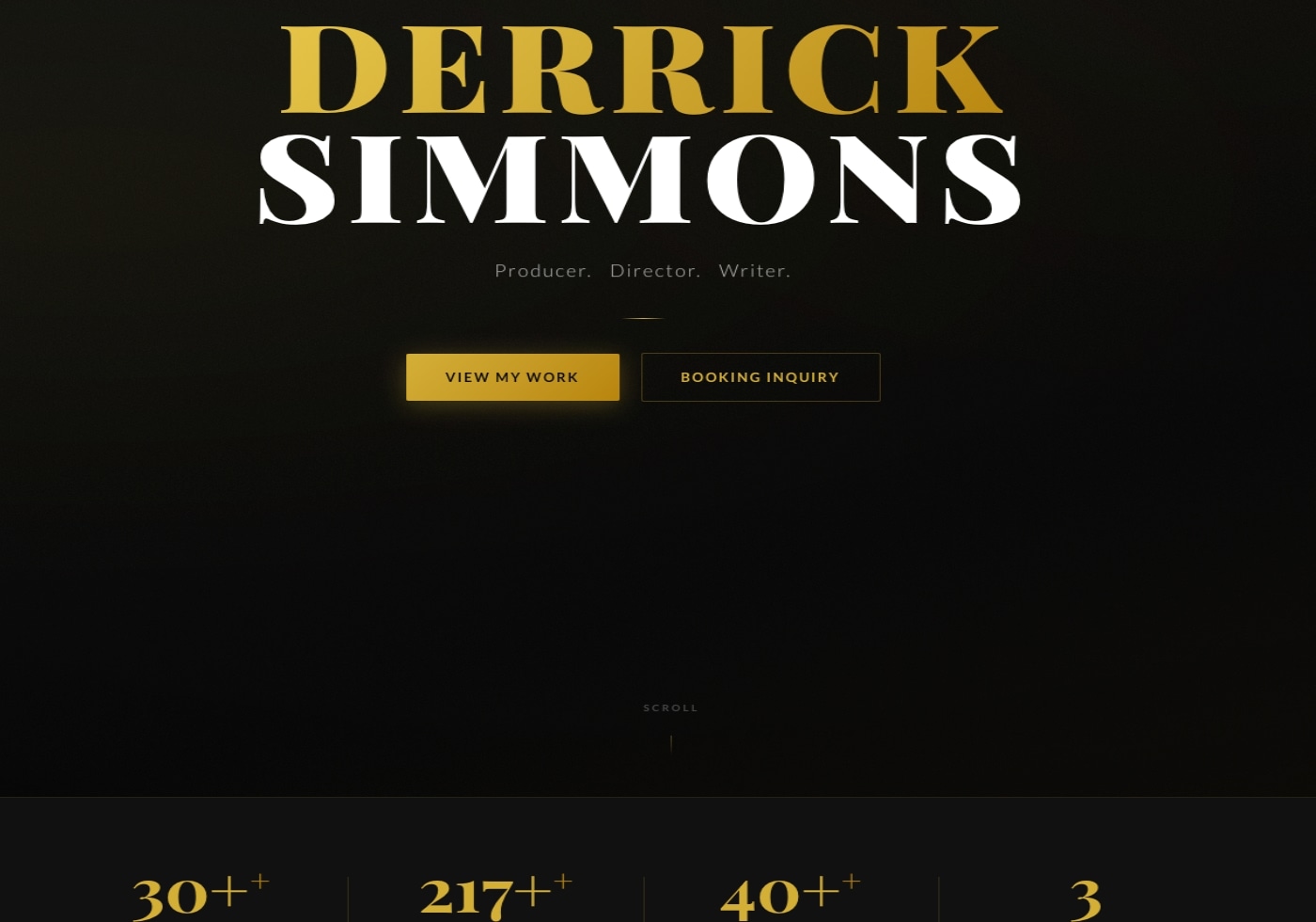 Derrick Simmons — Personal Brand Website